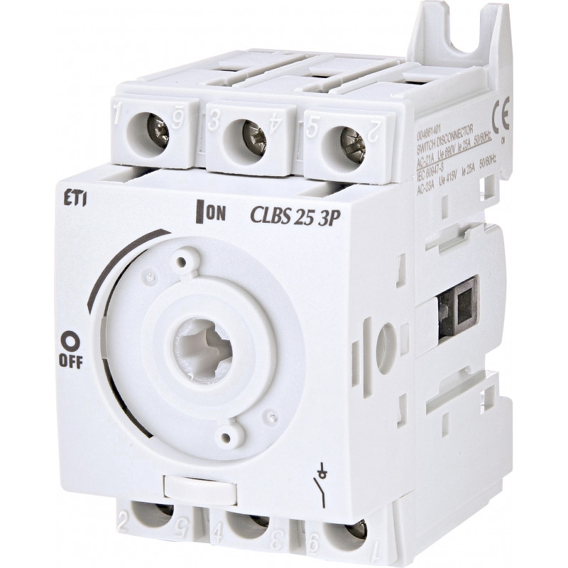 Вимикач навантаження CLBS 25 3P (без рукоятки, 25A, "1-0")