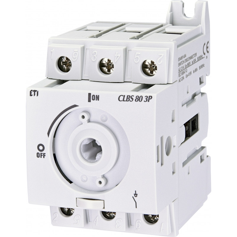 Вимикач навантаження CLBS 80 3P (без рукоятки, 80A, "1-0")