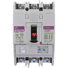 Авт. вимикач EB2 250/3S 200A (36kA, (0.63-1)In/(6-13)In) 3P