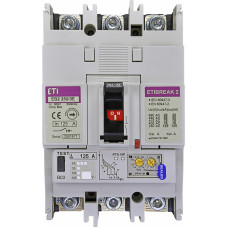 Авт. вимикач EB2 250/3E 125A (70kA, (0.4-1)In/обираєма) 3P