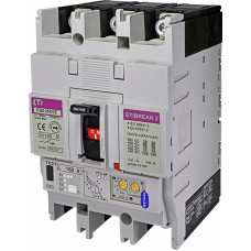 Авт. вимикач EB2 250/3E 160A (70kA, (0.4-1)In/обираєма) 3P