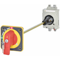 Рукоятка виносна RO2 125Р (червона/замок)