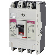 Авт. вимикач EB2S 160/3SF 100A (25kA, фікс./фікс.) 3P
