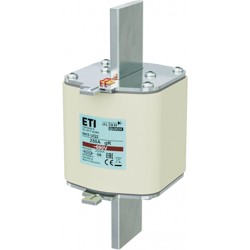 Запобіжник M3UQ2/250A/690V gR (200 kA)