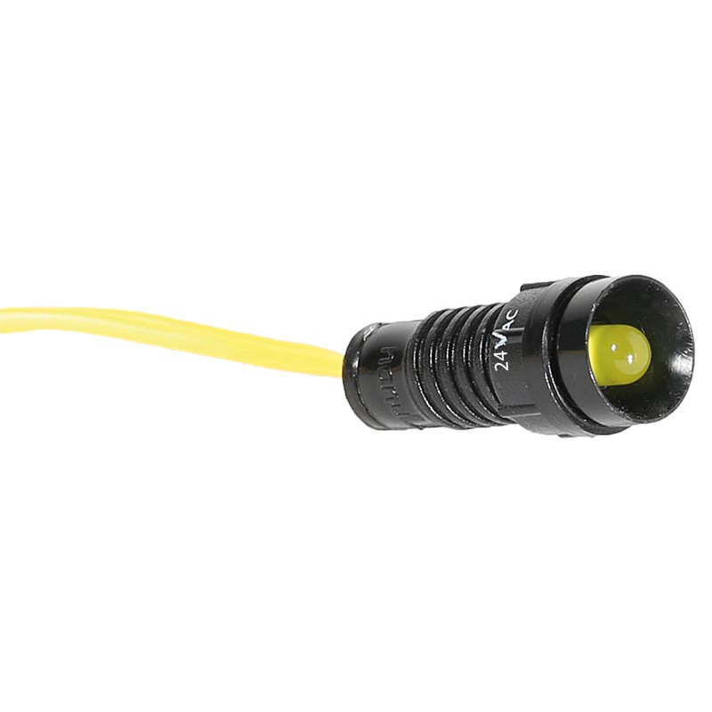 Лампа сигнальна LS LED 5 Y 24 (5мм, 24V AC, жовта)