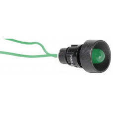 Лампа сигнальна LS LED 10 G 230 (10мм, 230V AC, зелена)