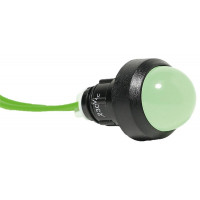 Лампа сигнальна LS LED 20 G 230 (20мм, 230V AC, зелена)