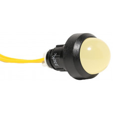 Лампа сигнальна LS LED 20 Y 230 (20мм, 230V AC, жовта)