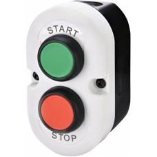 Кнопковий пост 2-модул. ESE2-V4 (Compact, "START/STOP", зелений/червоний, корп. сіро-чорний)