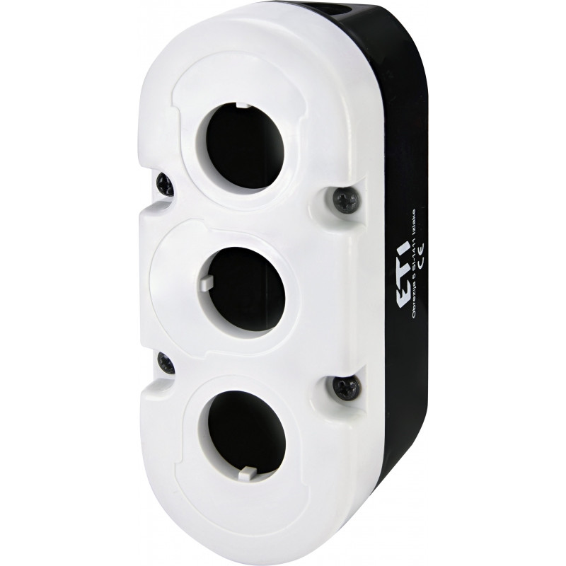 Корпус ESE3 (Compact, 3 отвори, корпус сіро-чорний)