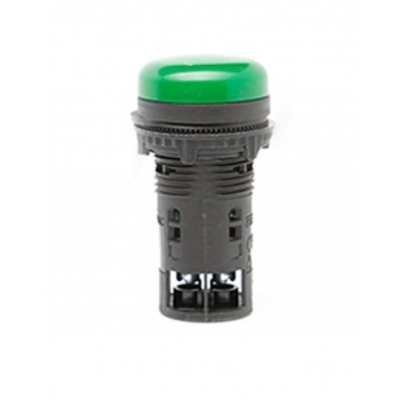 Лампа сигнальна LED матова ELPI-024С-G 24V AC/DC (зелена)