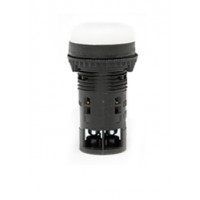 Лампа сигнальна LED матова ELPI-024С-W 24V AC/DC (біла)