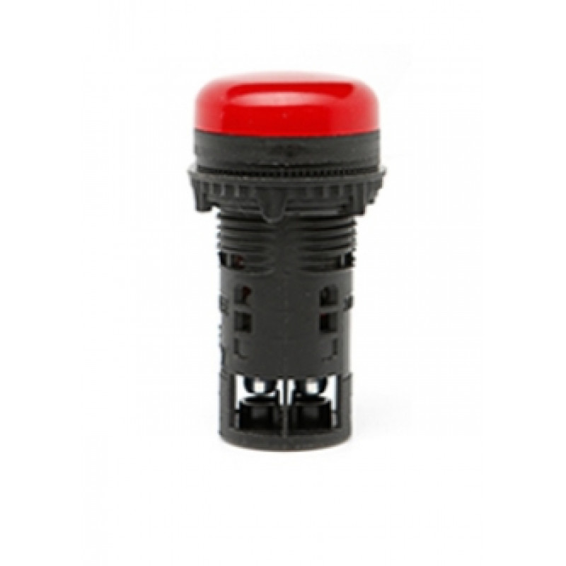 Лампа сигнальна LED матова ELPI-240A-R 240V AC (червона)