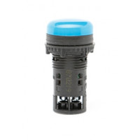 Лампа сигнальна LED матова ELPI-240A-B 240V AC (синя)