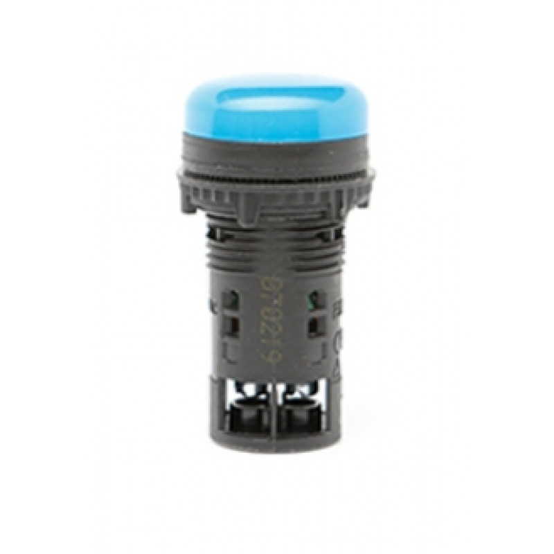 Лампа сигнальна LED матова ELPI-240A-B 240V AC (синя)