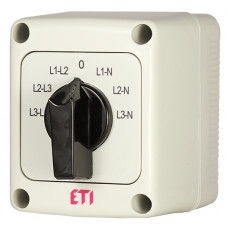Перемикач CS 25 66 PN (Ф./Л.напряж._корп./IP65_с/ч_25A)