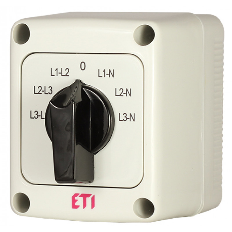Перемикач CS 25 66 PN (Ф./Л.напряж._корп./IP65_с/ч_25A)