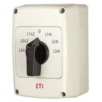 Перемикач CS 32 66 PNG (Ф./Л.напряж._корп./IP65_с/ч_32A)