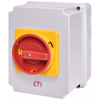 Перемикач CS 63 10 PN2LK (3p_"0-1"корп./IP65"_ж/к_63A_блок.)
