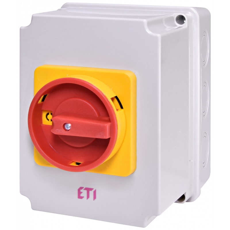 Перемикач CS 63 10 PN2LK (3p_"0-1"корп./IP65"_ж/к_63A_блок.)