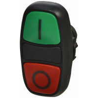 Кнопка-модуль здвоєна NSE-PB2/RG-IO ("I/0", зелена/червона)