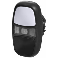 Кнопка-модуль здвоєна з підсв. NSE-PB2I/WC (чорна/біла)