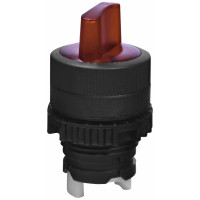 Перемикач NSE-S3I-F45-R (3-х поз., з фікс. з підсв. 1-0-2, 45°, червоний)