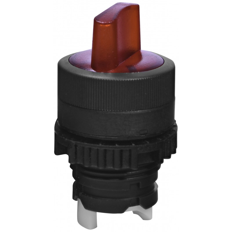 Перемикач NSE-S3I-F45-R (3-х поз., з фікс. з підсв. 1-0-2, 45°, червоний)