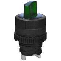Перемикач NSE-S3I-F45-G (3-х поз., з фікс. з підсв. 1-0-2, 45°, зелений)