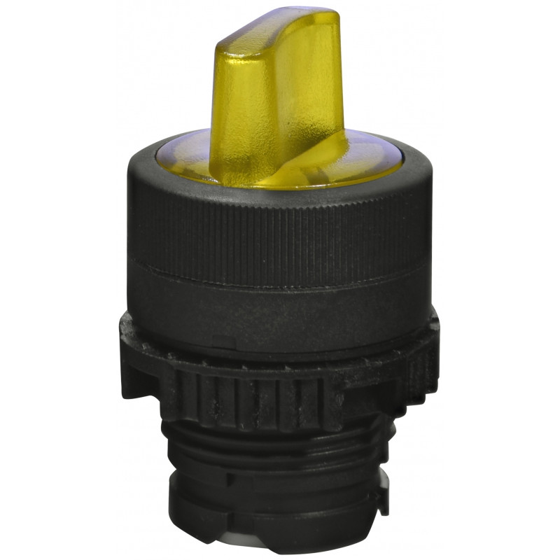 Перемикач NSE-S3I-F45-Y (3-х поз., з фікс. з підсв. 1-0-2, 45°, жовтий)