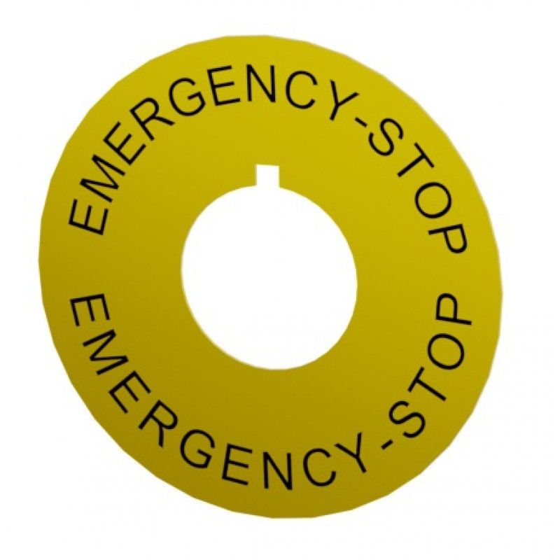 Кільце NSE-PL-EMG (з написом "Emergency/Stop")