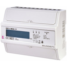 Лічильник 3-фазн. DEC-3MOD CT (5А, з ТС, RS-485, MODBUS RTU, 7мод.)