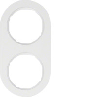 Рамка 2Х пластик/пол.білизна, R.Classic