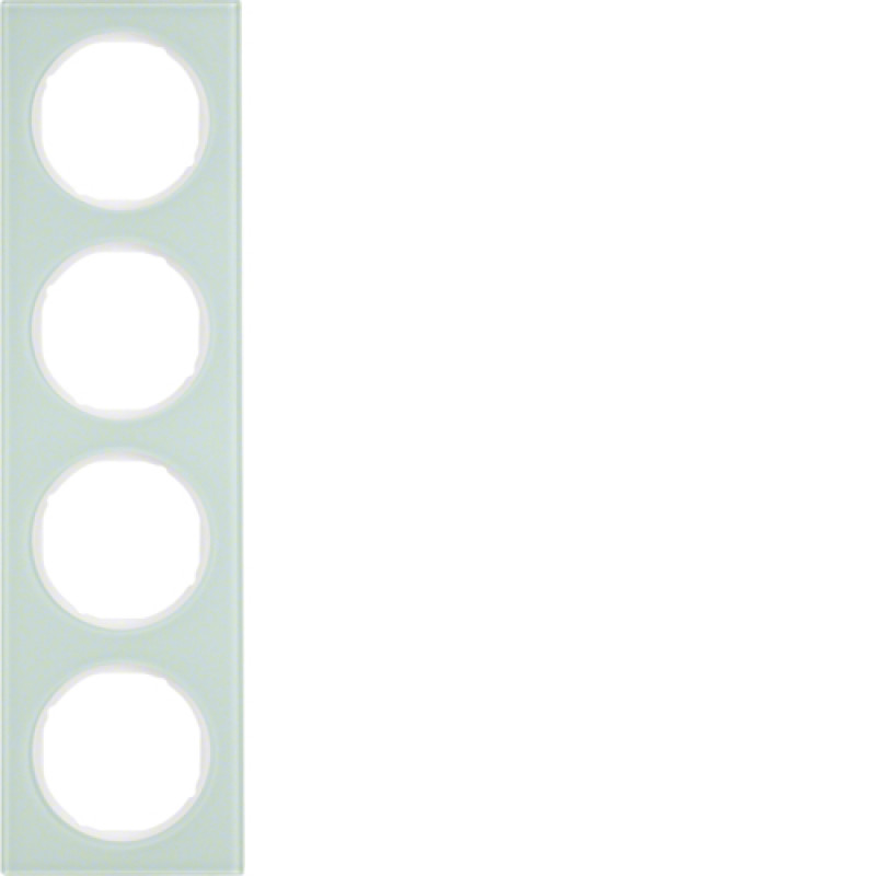 Рамка 4Х скло/пол.білизна, R.3
