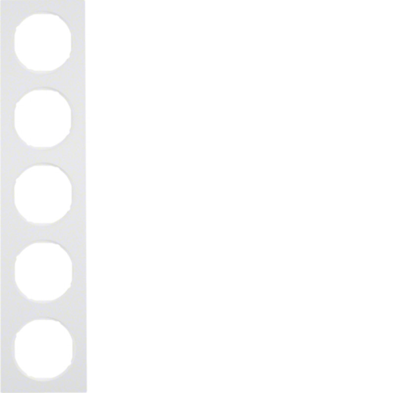 Рамка 5Х пластик/пол.білизна, R.3