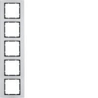 Рамка 5Х алюміній/антрацит B.3