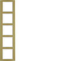 Рамка 5Х золото/пол.білизна B.3