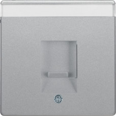 Накладка для суппортів під модуль RJ12/RJ45, алюміній, Q.x