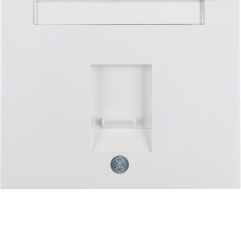 Накладка для суппортів під модуль RJ12/RJ45, пол.білизна, K.1