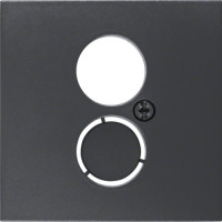 Накладка для розеток для гучномовців, антрацит S.1