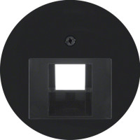 Накладка для 1-кратної розетки UAE, чорна, R.х