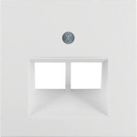 Накладка для розетки UAE/E-DAT, пол.білизна-matt S.1