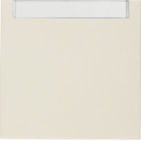 Клавіша 1Х з полем д/надпису, біла S.1