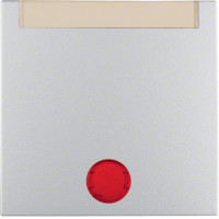 Клавіша 1Х з лінзами і полем д/надпису, алюміній S.1