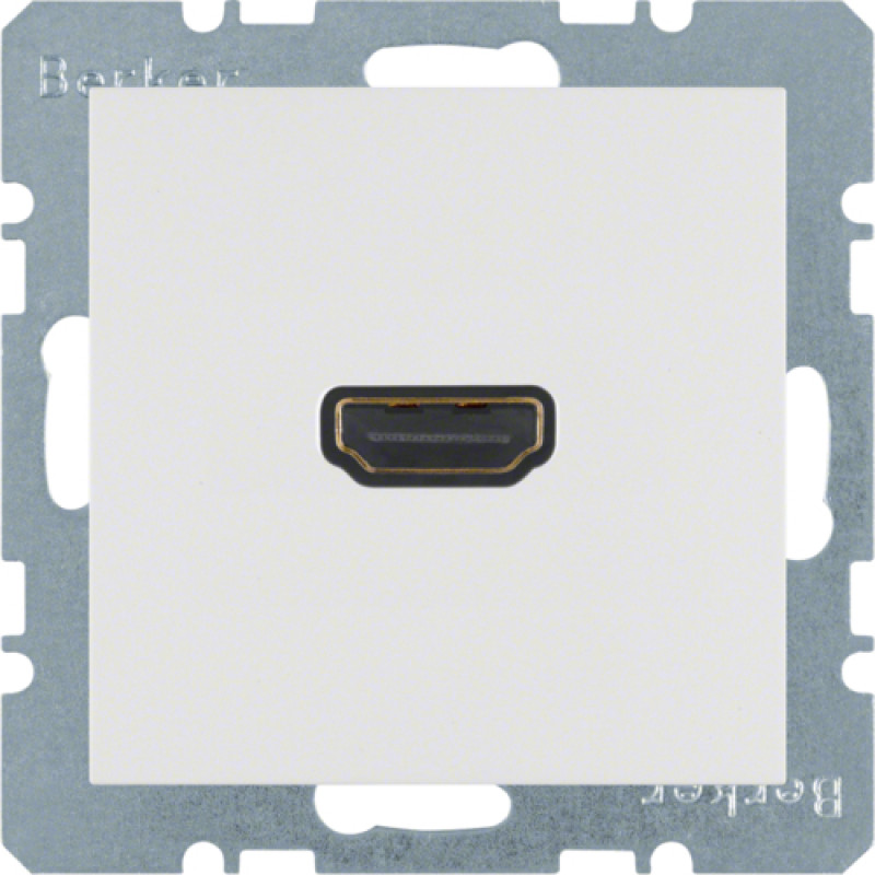 HDMI-розетка, пол.білизна-matt S.1