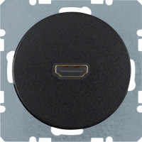 HDMI-розетка, чорна, R.x