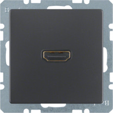 HDMI-розетка, антрацит, Q.x