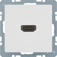 HDMI-розетка, підключення сзаду під кутом 90град., пол.білизна, Q.x
