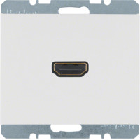 HDMI-розетка, підключення сзаду під кутом 90град., пол.білизна, K.1