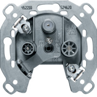 Розетка антенна, 3 отвори, окрема